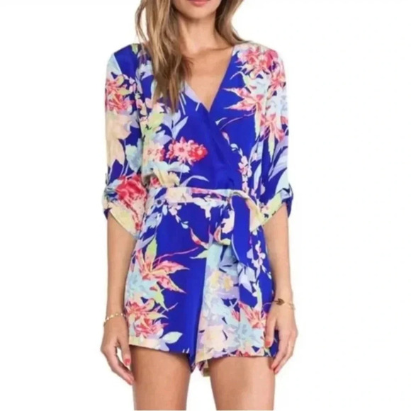 Yumi Kim Pants - Yumi Kim Tropical Fiesta Floral Romper Size Small